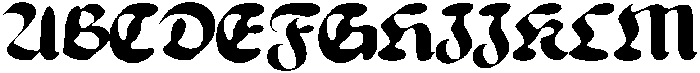 ContrueFonte-BlackletterBlur otf (900) Font UPPERCASE
