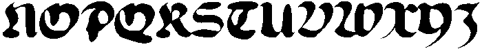 ContrueFonte-BlackletterBlur otf (900) Font UPPERCASE