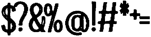 Conumu ttf (400) Font OTHER CHARS