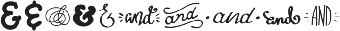 Coodles Ampersand otf (400) Font OTHER CHARS