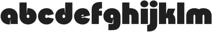 Cook Funsansify Black otf (900) Font LOWERCASE