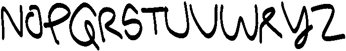 Cookie Regular otf (400) Font UPPERCASE