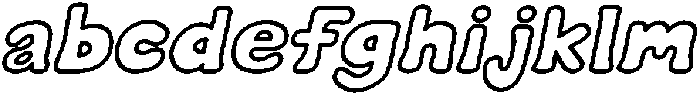 Cookie Soda Outline Italic otf (400) FONT