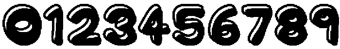 Cookie Soda Outline Shadow otf (400) Font OTHER CHARS