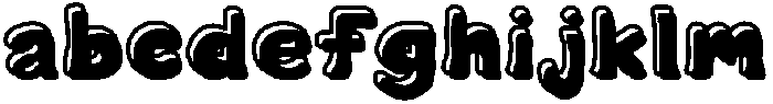 Cookie Soda Outline Shadow otf (400) FONT
