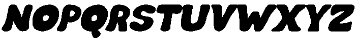 Cookie Soda Solid Italic otf (400) Font UPPERCASE