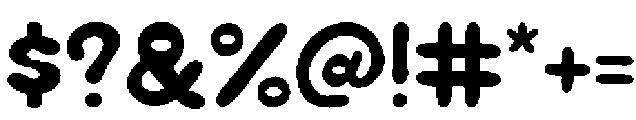 Cookie Soda Solid otf (400) Font OTHER CHARS