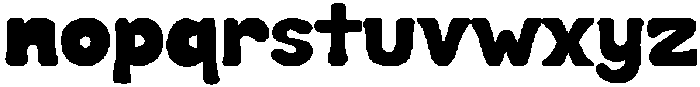 Cookie Soda Solid otf (400) Font LOWERCASE