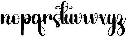 Cookies Picnic Regular otf (400) Font LOWERCASE