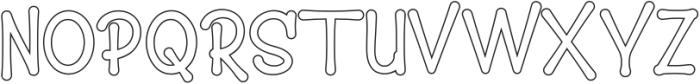 Cool Baby outline reguler ttf (400) Font UPPERCASE
