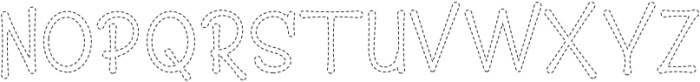 Cool Baby stitch reguler ttf (400) Font UPPERCASE