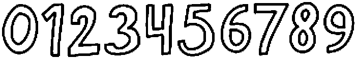 Cool Kids Club Outline Regular otf (400) Font OTHER CHARS