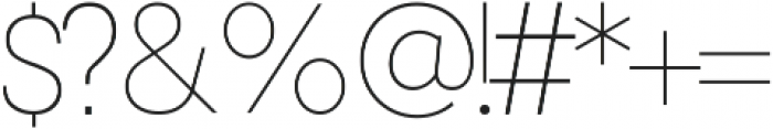 Cool Sans Extra Thin Italic ttf (100) Font OTHER CHARS