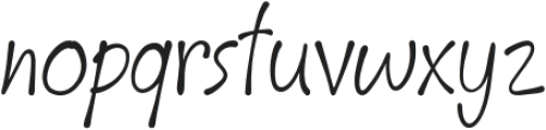 Cool Swashes Regular otf (400) Font LOWERCASE