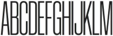Coolvetica Crammed ExtraLight otf (200) Font UPPERCASE