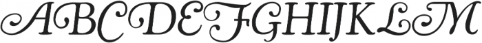 Cooper Swash Italic otf (400) Font UPPERCASE