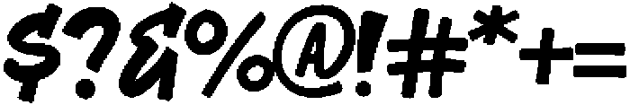 CopastyLingers otf (400) Font OTHER CHARS