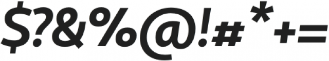 Copihue SemiBold-Italic otf (600) Font OTHER CHARS