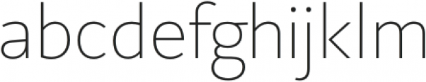 Copihue UltraLight otf (300) Font LOWERCASE