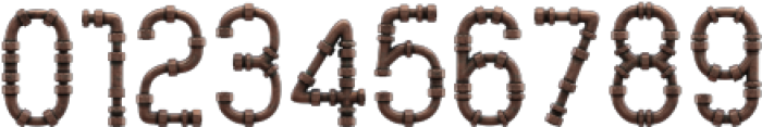 Copper Pipes 2 Regular otf (400) Font OTHER CHARS