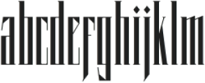 Coppola Regular otf (400) Font LOWERCASE