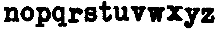 Copy Dept FX Diffusion Bold otf (700) Font LOWERCASE