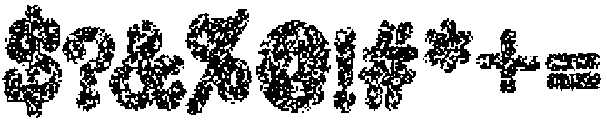 Copy Dept FX Distressed otf (400) Font OTHER CHARS