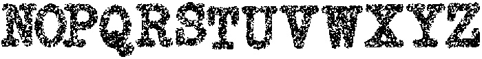 Copy Dept FX Distressed otf (400) Font UPPERCASE