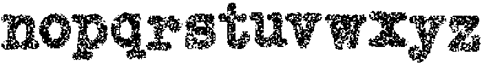 Copy Dept FX Distressed otf (400) Font LOWERCASE