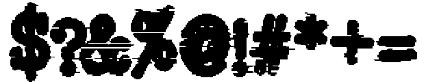 Copy Dept FX Glitch otf (400) Font OTHER CHARS