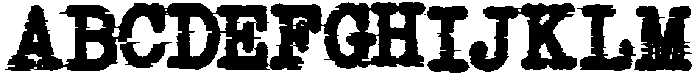 Copy Dept FX Glitch otf (400) Font UPPERCASE