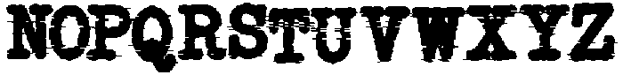 Copy Dept FX Glitch otf (400) Font UPPERCASE