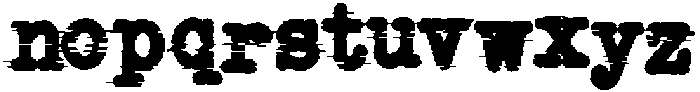 Copy Dept FX Glitch otf (400) Font LOWERCASE