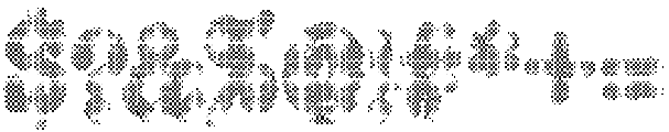 Copy Dept FX Halftone otf (400) Font OTHER CHARS