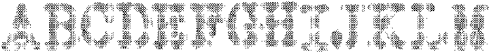 Copy Dept FX Halftone otf (400) Font UPPERCASE