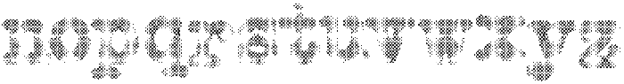 Copy Dept FX Halftone otf (400) Font LOWERCASE