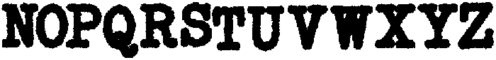 Copy Dept FX Roughen otf (400) Font UPPERCASE