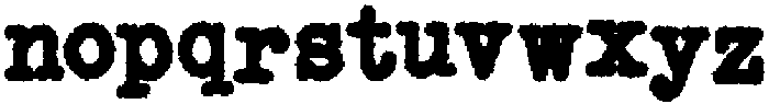Copy Dept FX Roughen otf (400) Font LOWERCASE