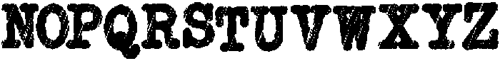 Copy Dept FX Scratch otf (400) Font UPPERCASE