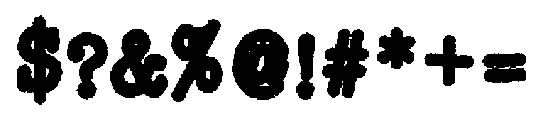 Copy Dept FX Spray otf (400) Font OTHER CHARS