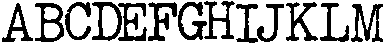 Copy Dept FX Typewriter otf (400) Font