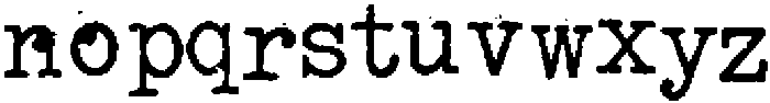 Copy Dept Ink otf (400) Font LOWERCASE