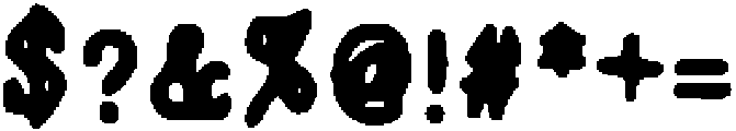 Copy Dept Melt otf (400) Font OTHER CHARS