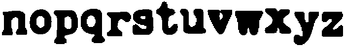 Copy Dept Melt otf (400) Font LOWERCASE