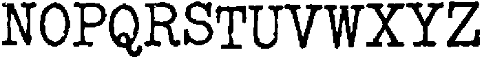 Copy Dept Regular otf (400) Font UPPERCASE