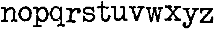 Copy Dept Regular otf (400) Font LOWERCASE