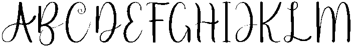 Coquette Regular otf (400) Font UPPERCASE