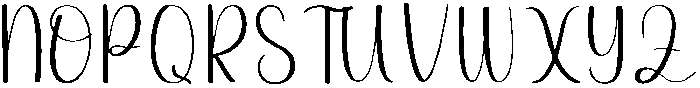 Coquette Regular otf (400) Font UPPERCASE