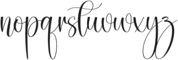 Coquette Regular otf (400) Font LOWERCASE