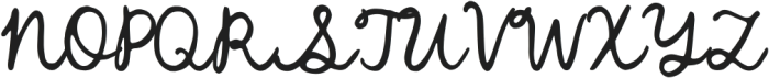 CoquetteLemonade Script ttf (400) Font UPPERCASE